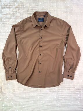 FLEX Men's Long-Sleeve Dress Shirt - Medium